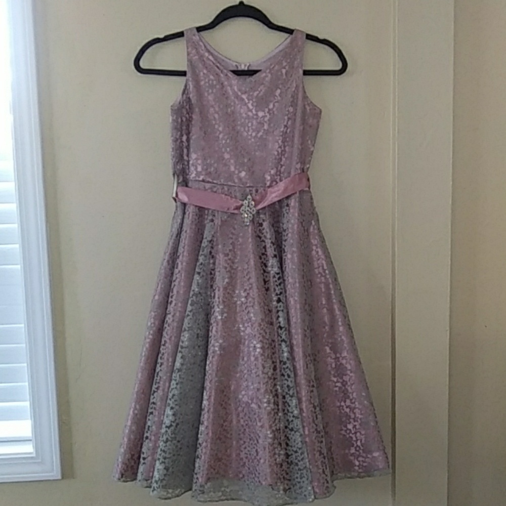 Floral lace dress for girl